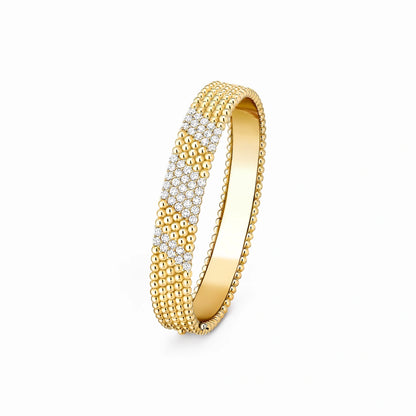 Perlee Clovers Rows Bracelet