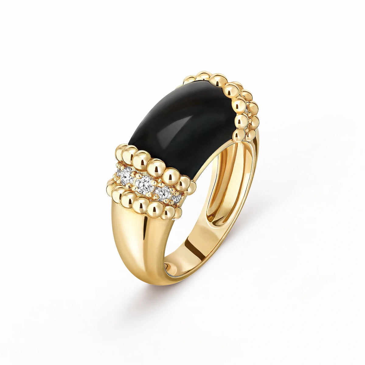 Perlee Couleurs Noire Eclat Ring