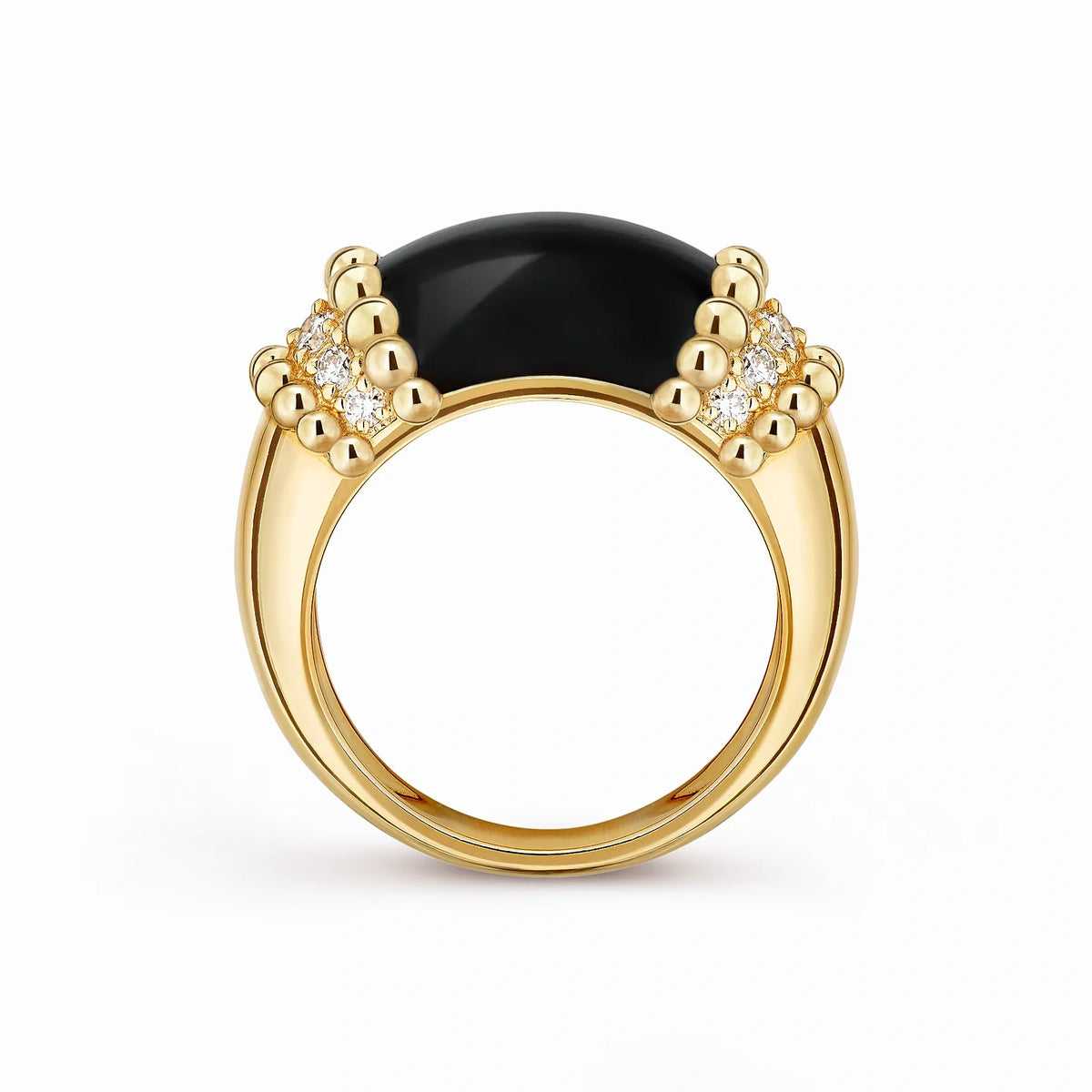 Perlee Couleurs Noire Eclat Ring