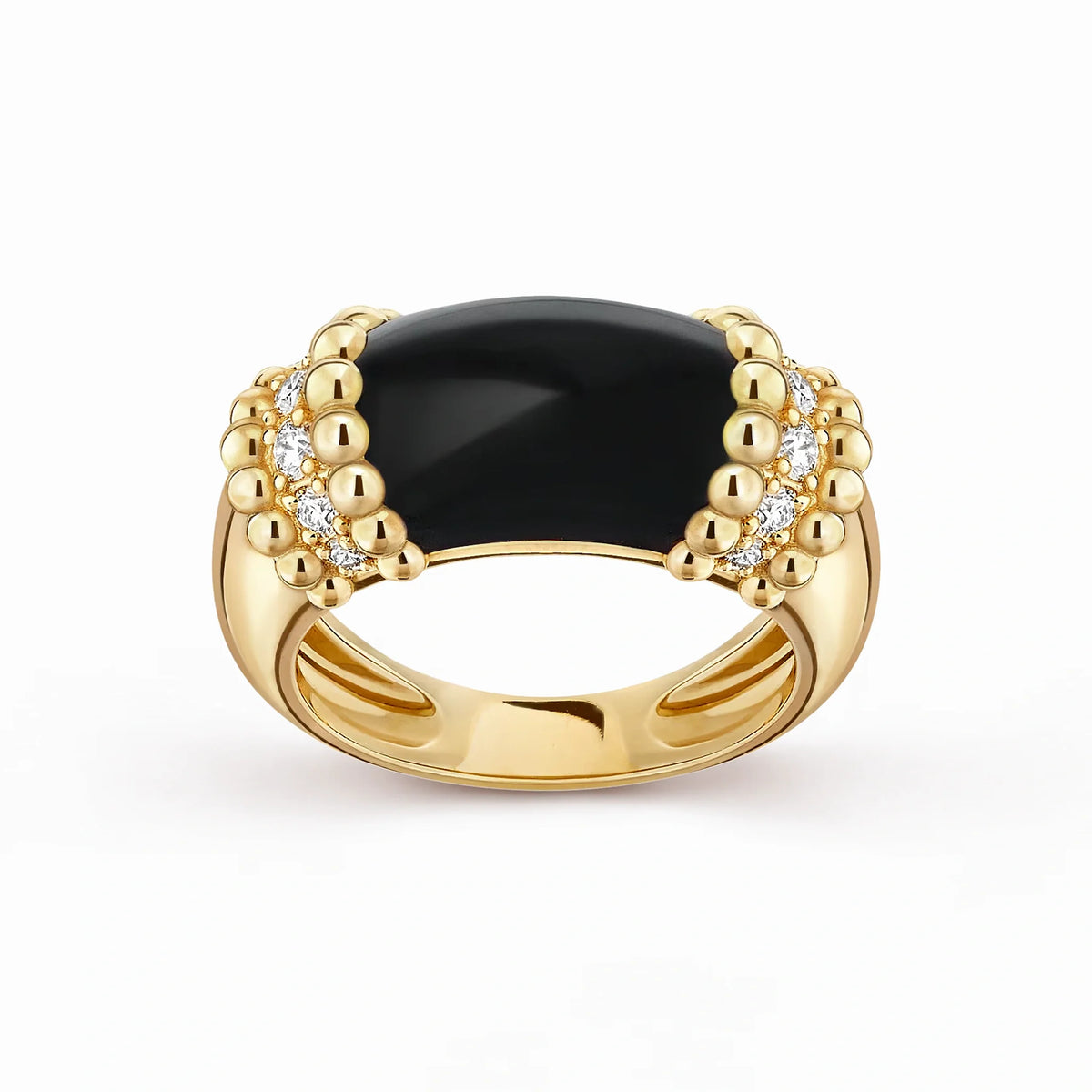 Perlee Couleurs Noire Eclat Ring