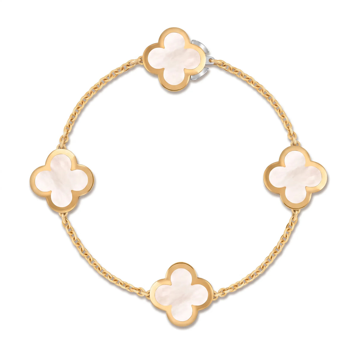 Pure Alhambra Four Motif Clover Bracelet