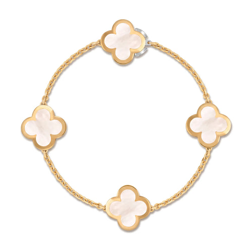 Pure Alhambra Four Motif Clover Bracelet
