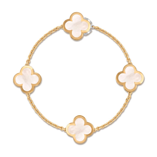 Pure Alhambra Four Motif Clover Bracelet
