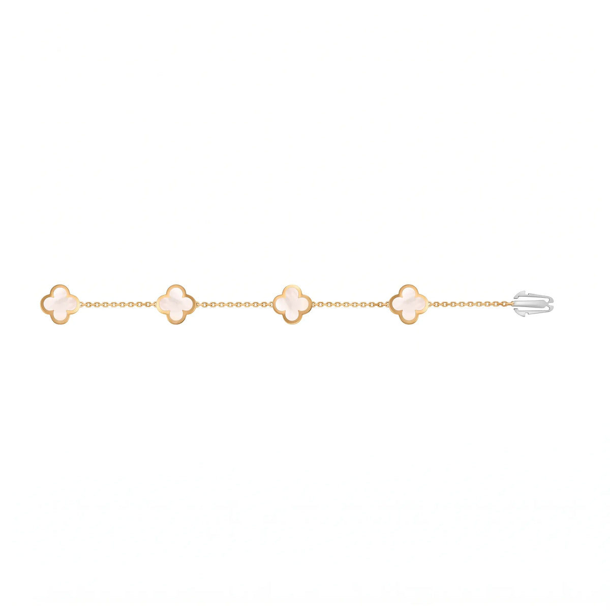 Pure Alhambra Four Motif Clover Bracelet