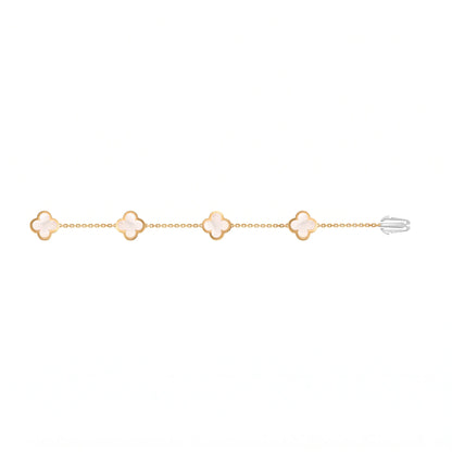 Pure Alhambra Four Motif Clover Bracelet