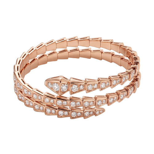 Serpenti Coiled Double Row Bracelet
