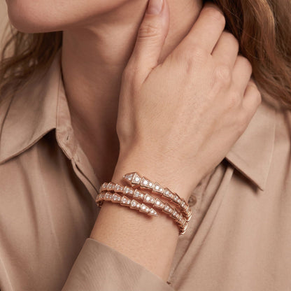 Serpenti Coiled Double Row Bracelet