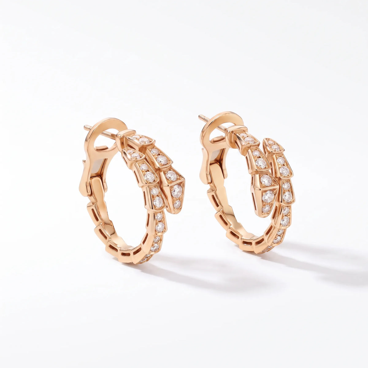 Serpenti Coiled Earrings