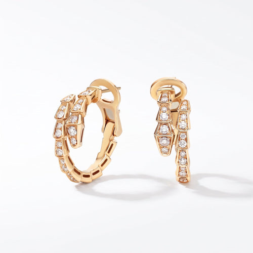 Serpenti Coiled Earrings