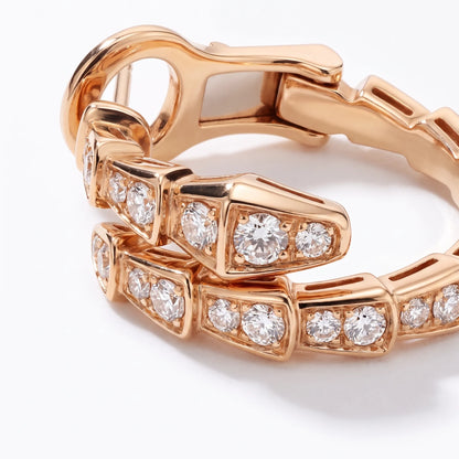 Serpenti Coiled Earrings