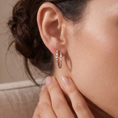 Serpenti Coiled Earrings