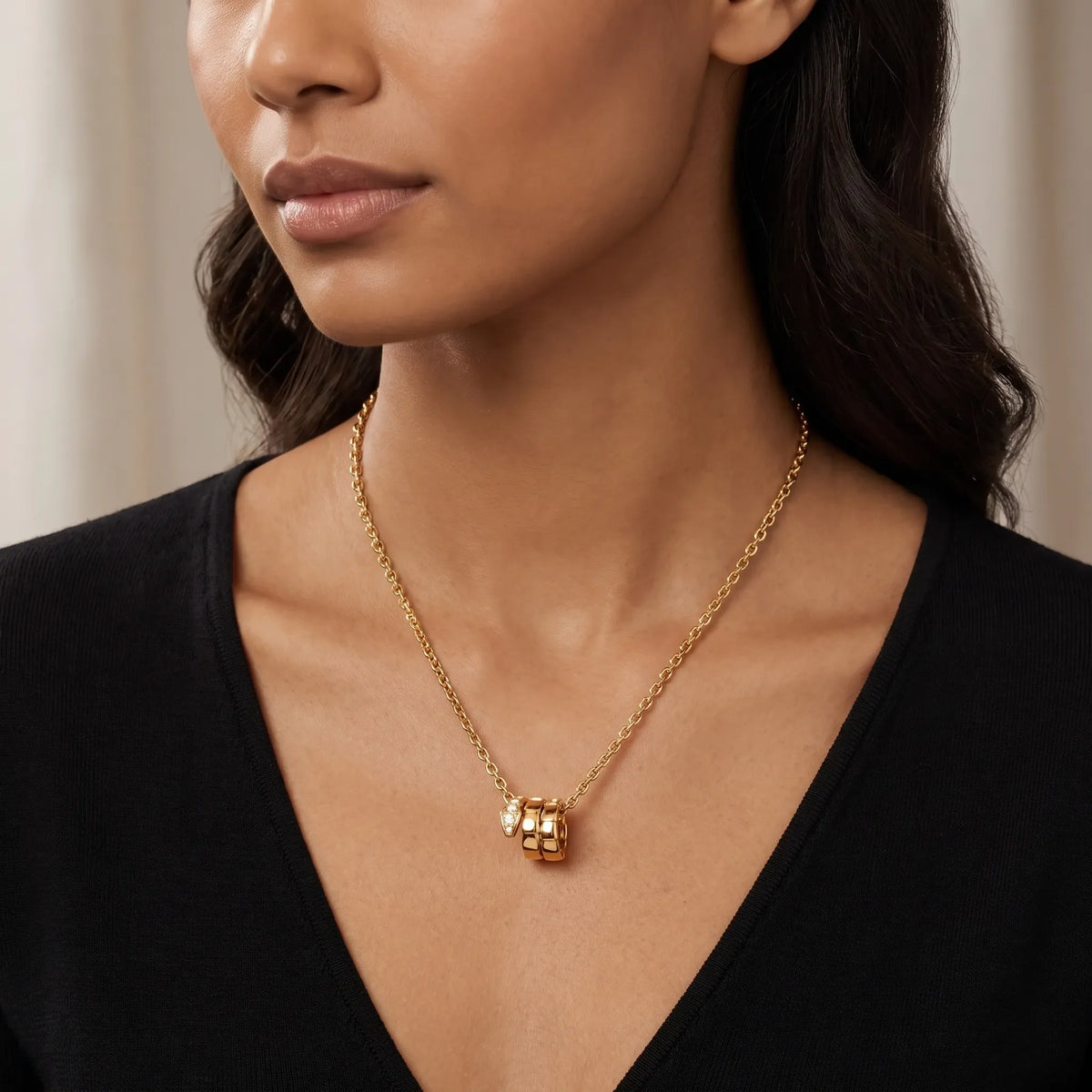 Serpenti Radiant Coil Necklace