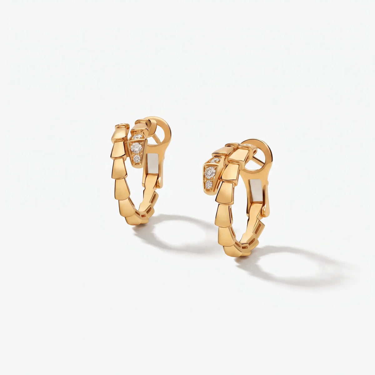 Serpenti Radiant Hoop Earrings