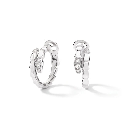 Serpenti Radiant Hoop Earrings