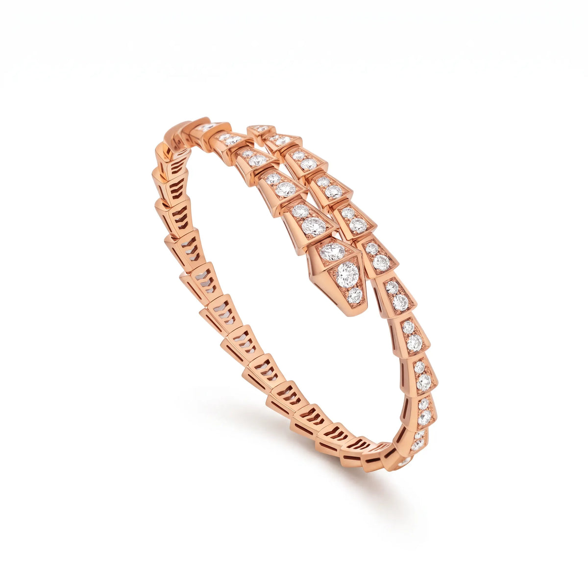 Serpenti Radiant Tip Full Pave Bracelet