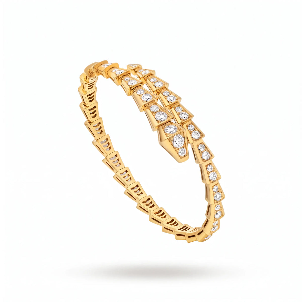 Serpenti Radiant Tip Full Pave Bracelet