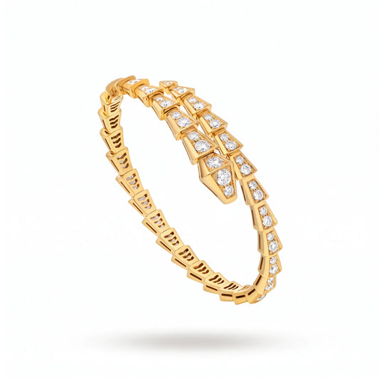 Serpenti Radiant Tip Full Pave Bracelet