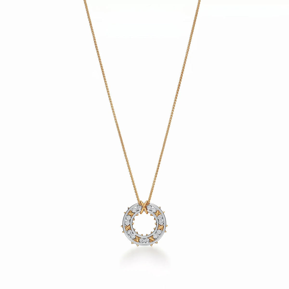 Sixteen Stone Orbit Necklace