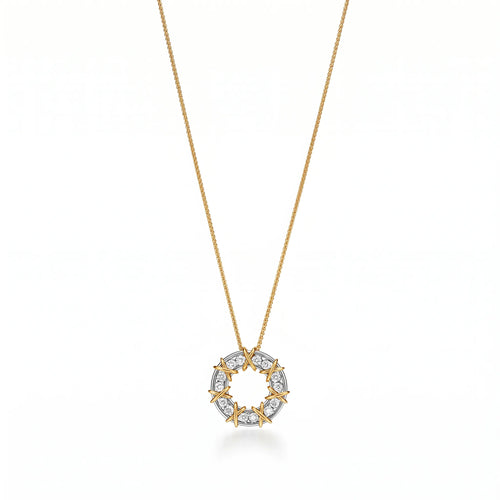 Sixteen Stone Orbit Necklace