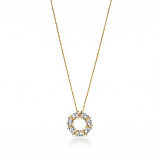 Sixteen Stone Orbit Necklace