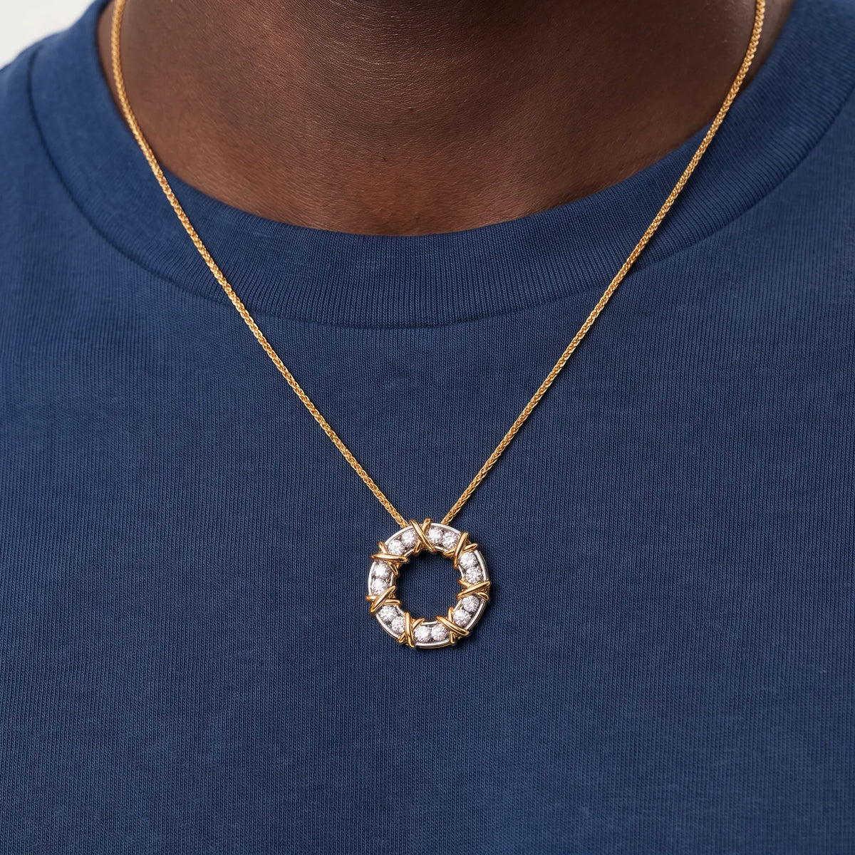 Sixteen Stone Orbit Necklace