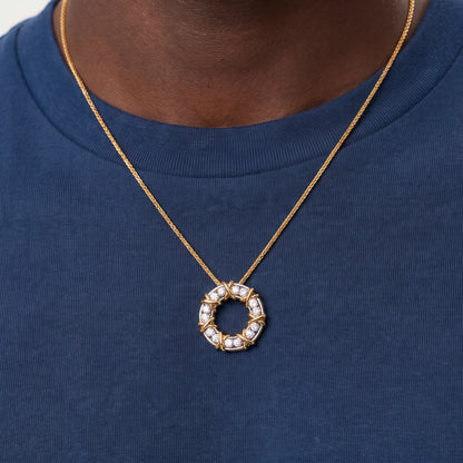 Sixteen Stone Orbit Necklace