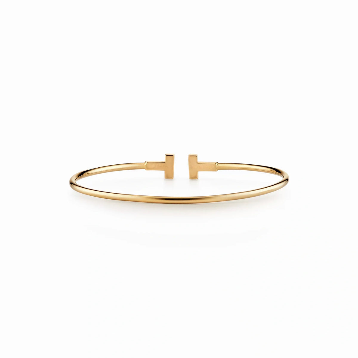 T Narrow Wire Bracelet