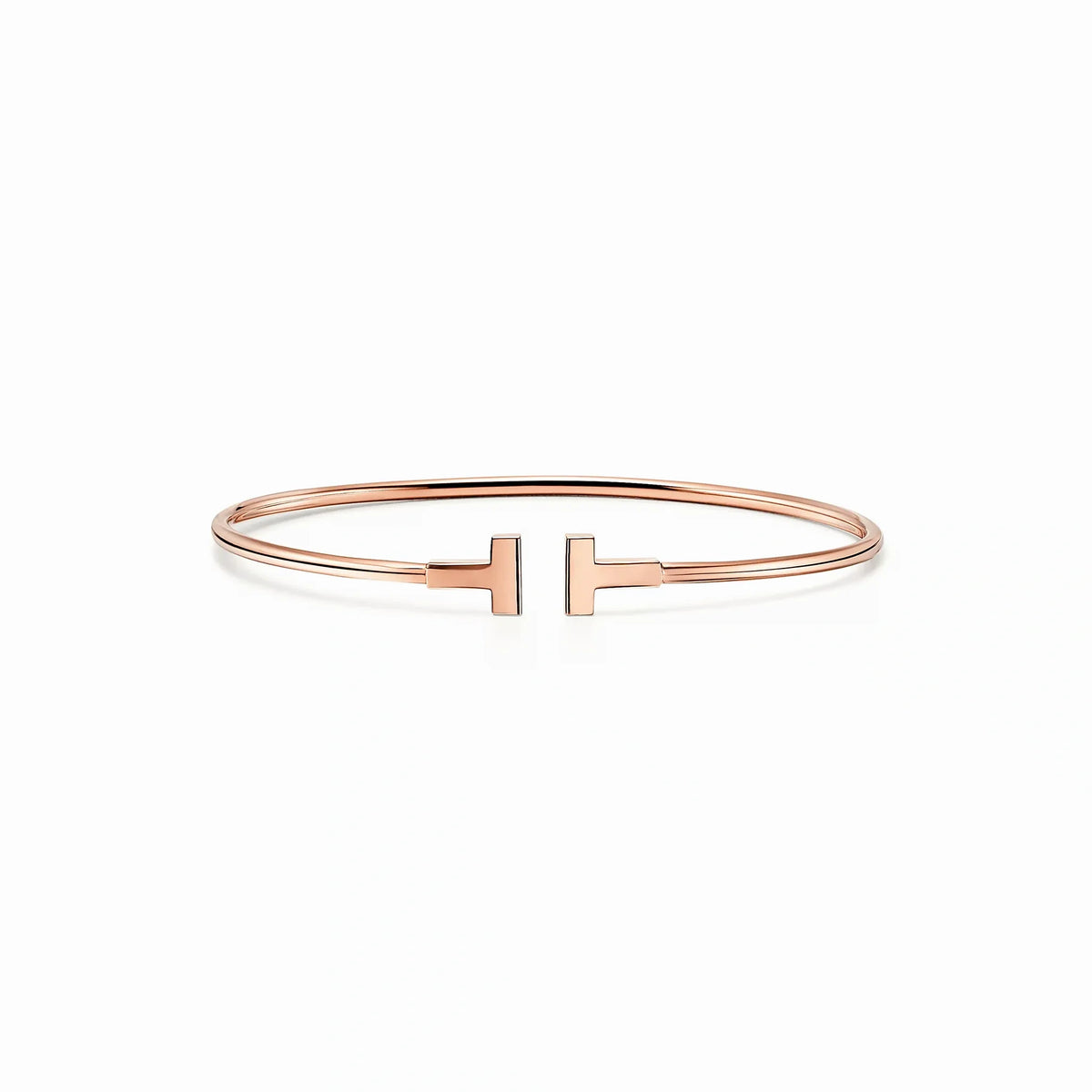 T Narrow Wire Bracelet
