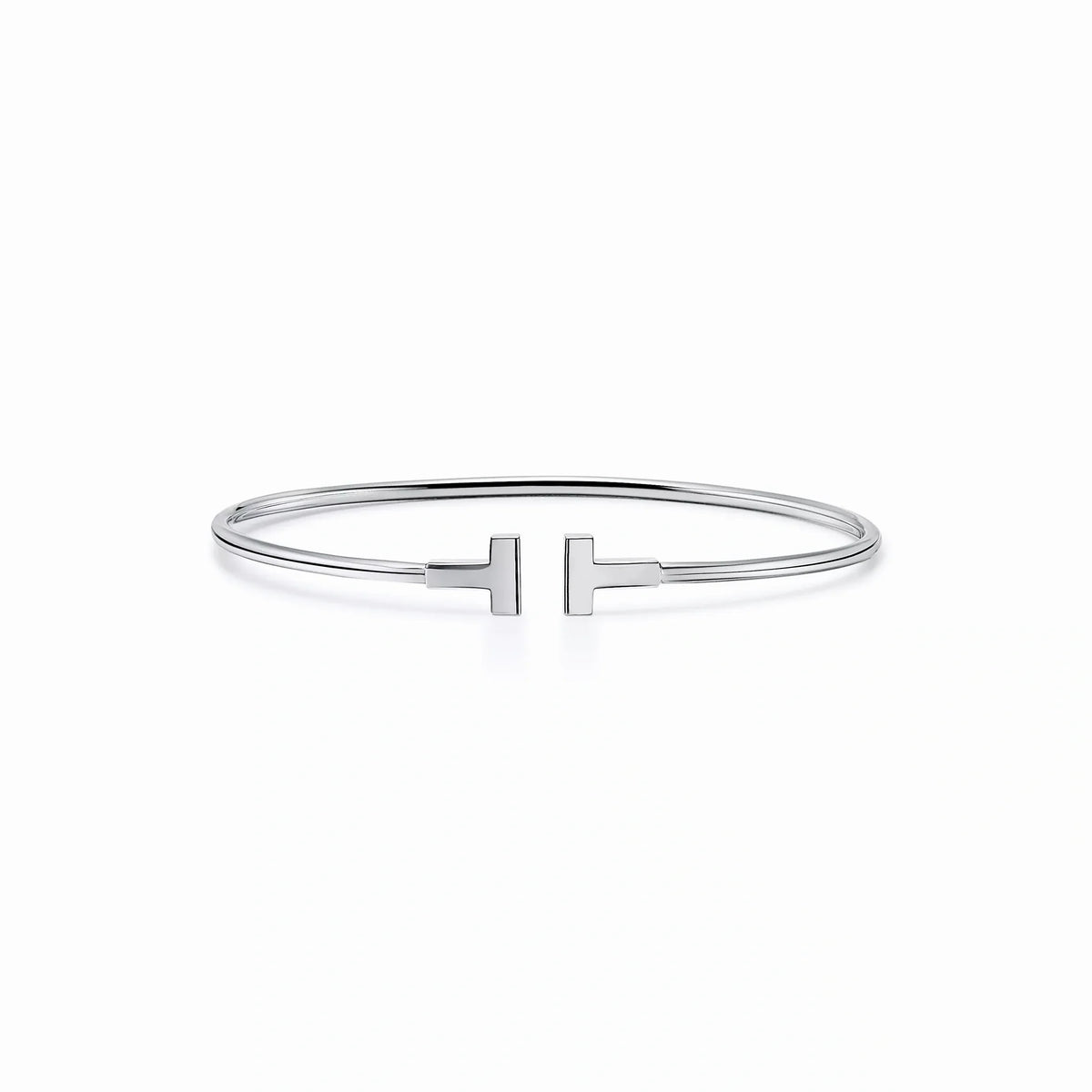T Narrow Wire Bracelet