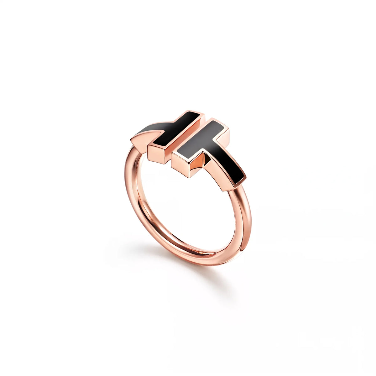 T Onyx Mirror Ring