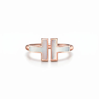 T Onyx Mirror Ring