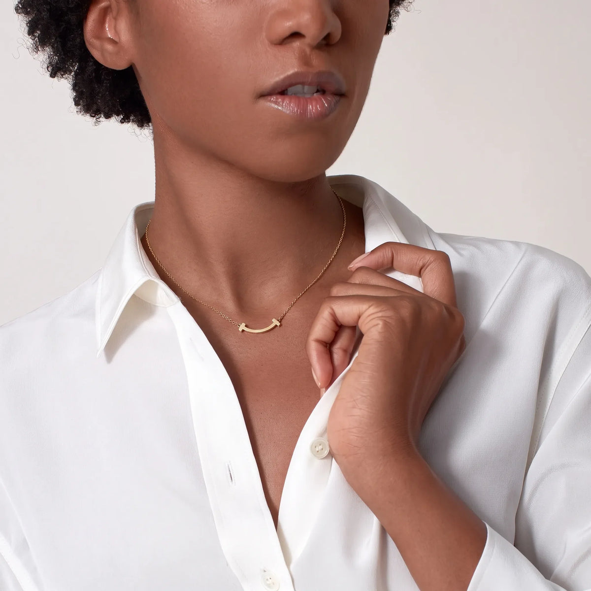 T Smile Serenite Pendant Necklace