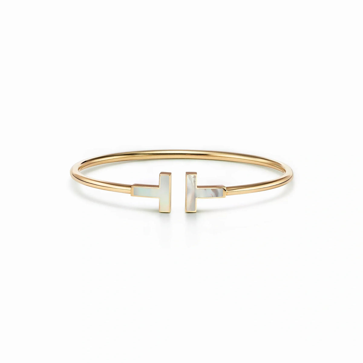 T Wire Opaline Bangle Bracelet
