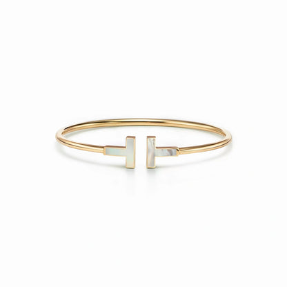 T Wire Opaline Bangle Bracelet