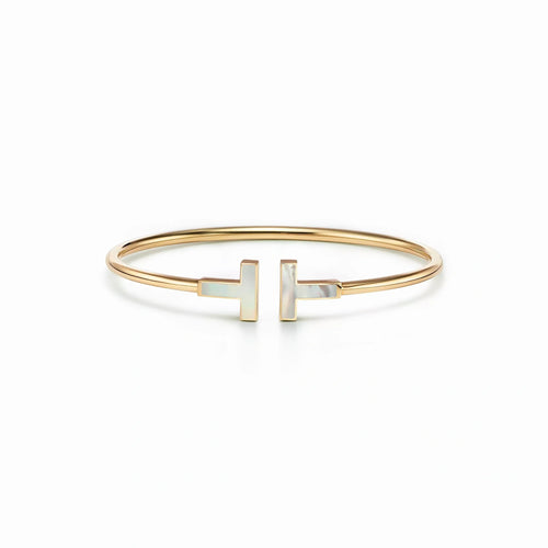 T Wire Opaline Bangle Bracelet