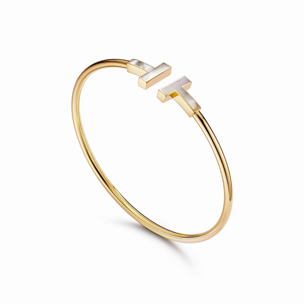 T Wire Opaline Bangle Bracelet