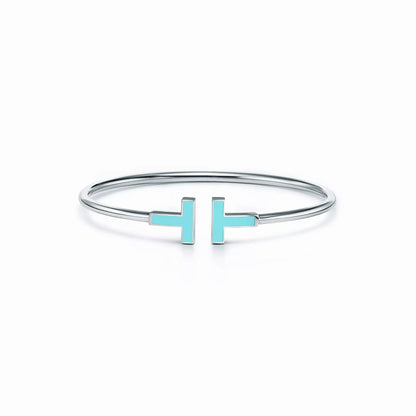 T Wire Opaline Bangle Bracelet