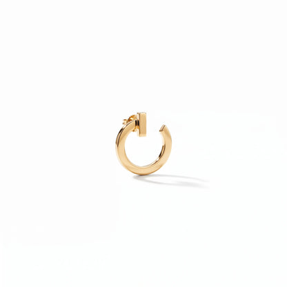 T1 Pavé Open Hoop Earrings