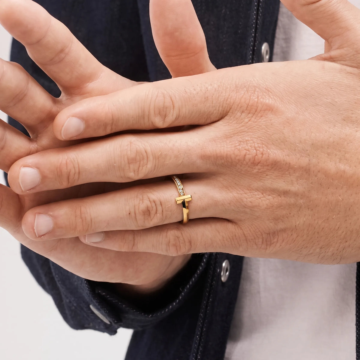 T1 Radiance Split Band Ring