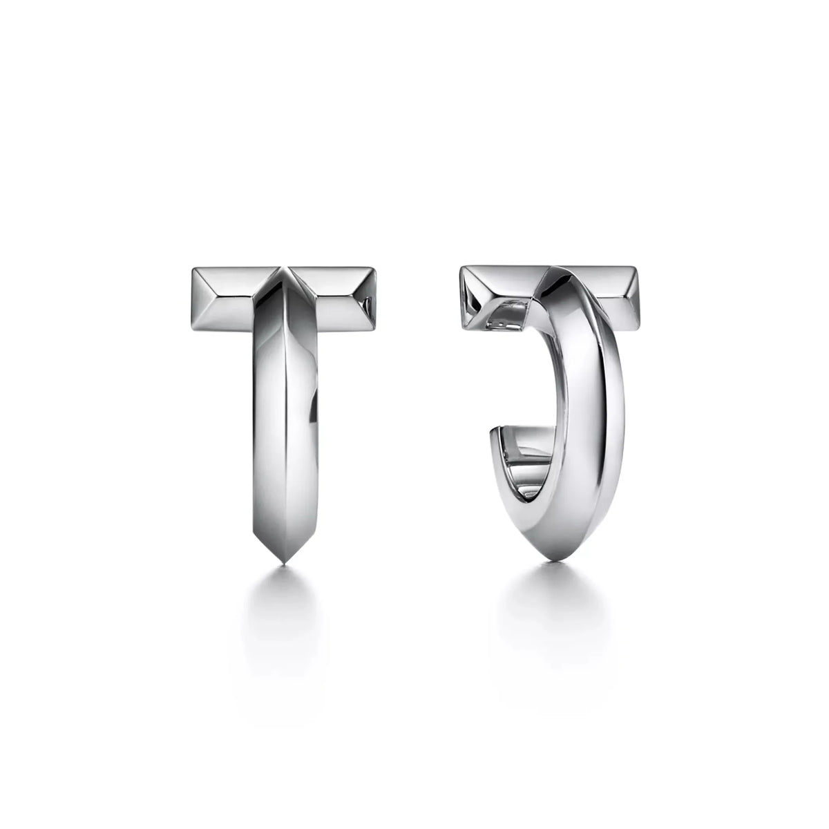 T1 Sculpted Hoop Earrings