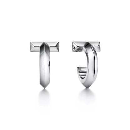 T1 Sculpted Hoop Earrings