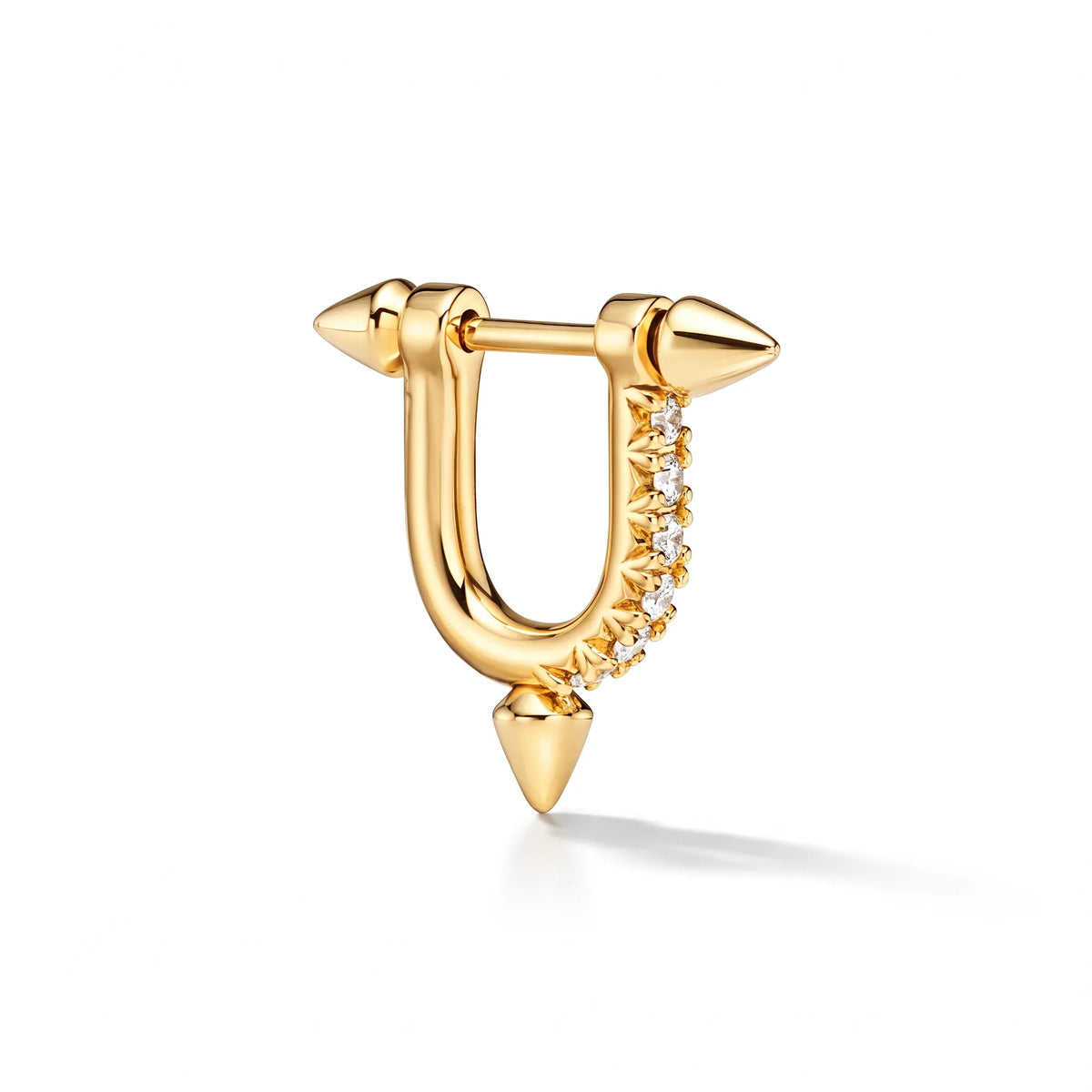 Titan Petite Spear Hoop Earrings
