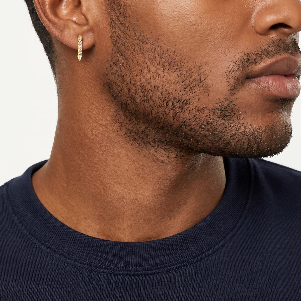 Titan Petite Spear Hoop Earrings