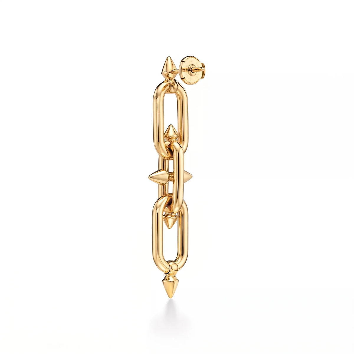 Titan Spear Link Drop Earrings