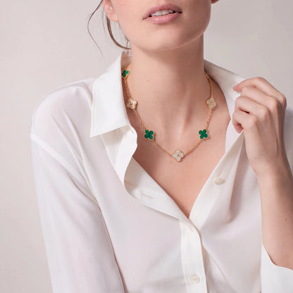 Vintage Alhambra 10 Motif Duo Necklaces