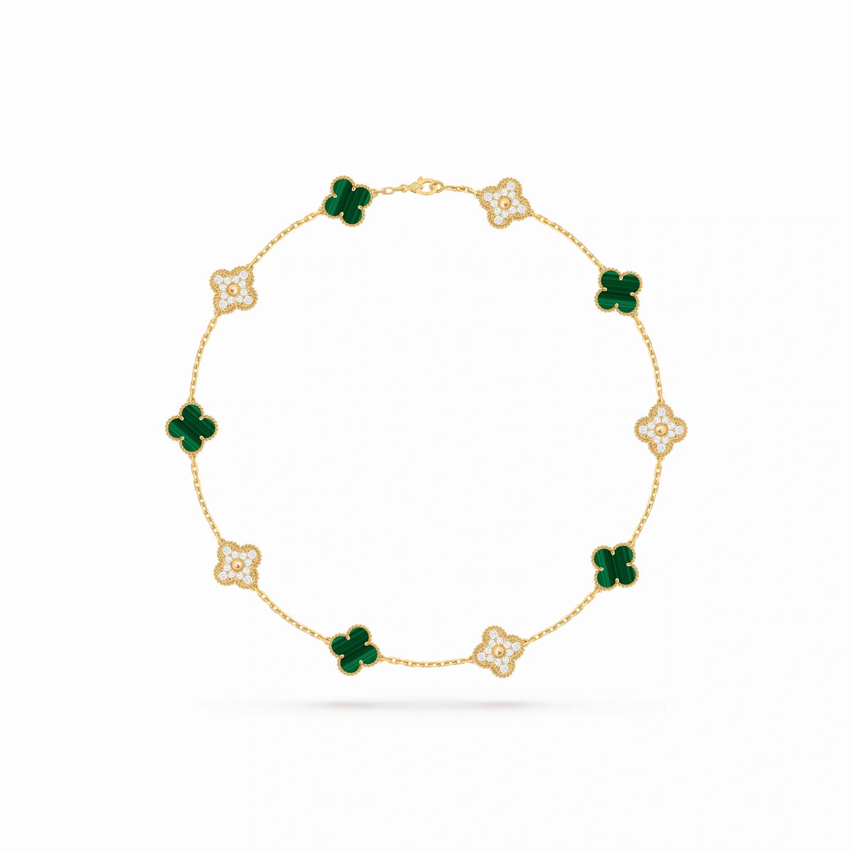 Vintage Alhambra 10 Motif Duo Necklaces