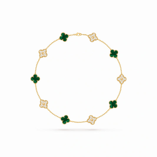 Vintage Alhambra 10 Motif Duo Necklaces