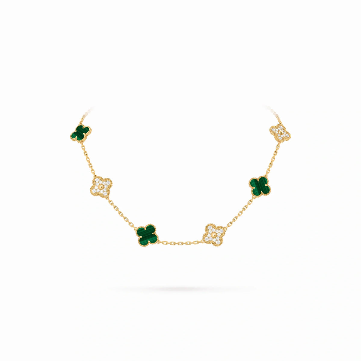 Vintage Alhambra 10 Motif Duo Necklaces