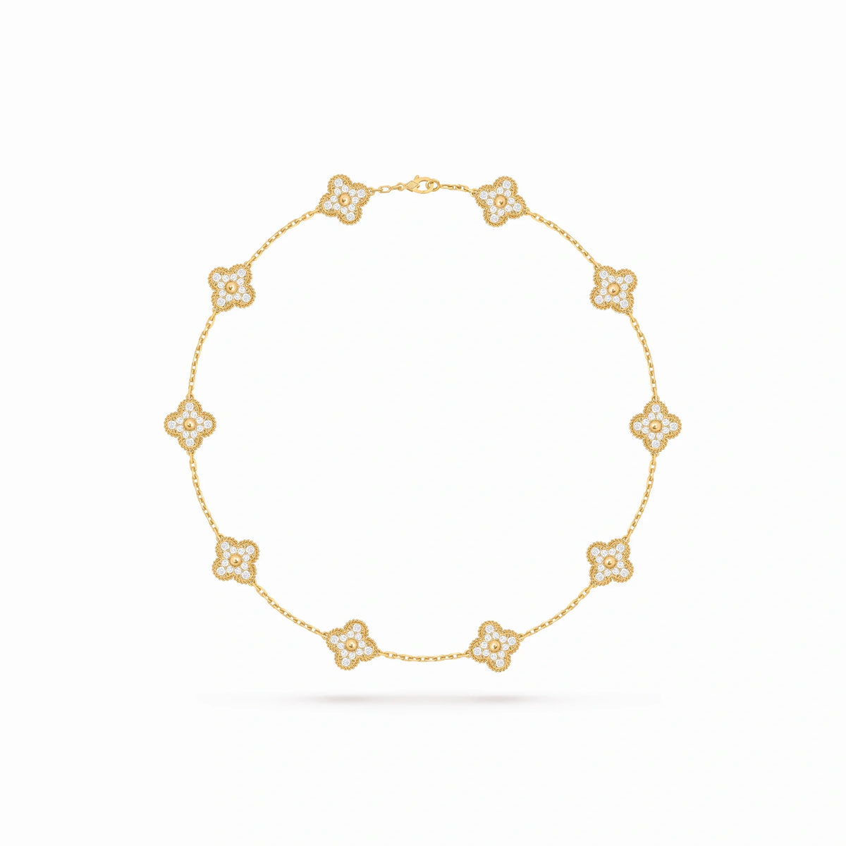 Vintage Alhambra 10 Motif Radiance Necklace