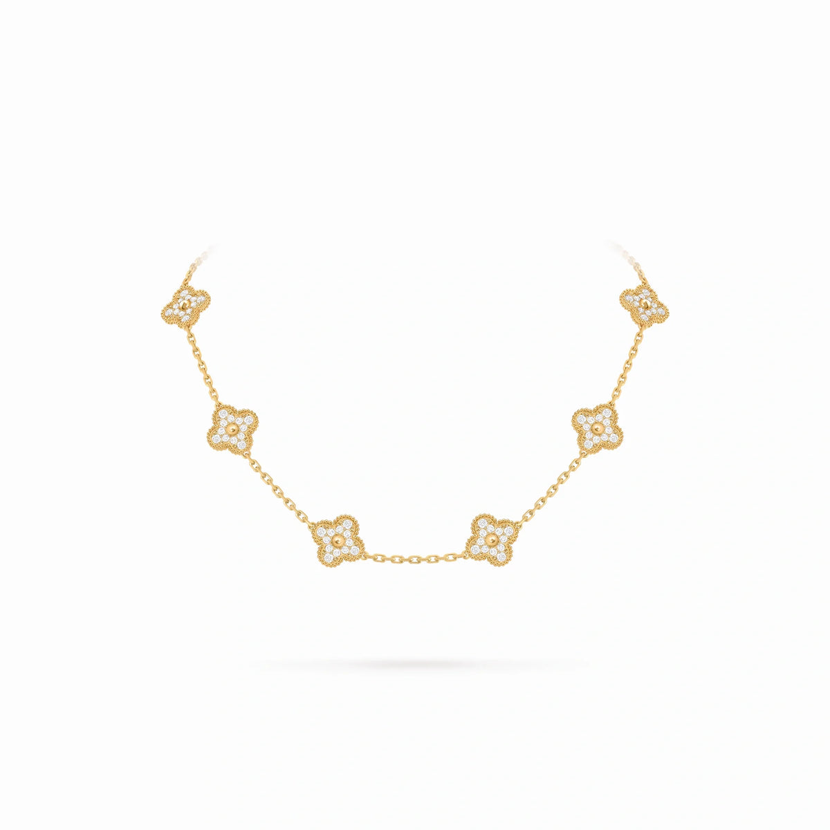 Vintage Alhambra 10 Motif Radiance Necklace
